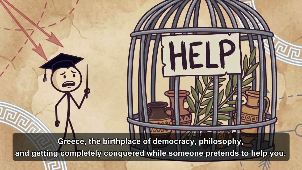 Rome and Greece story video
